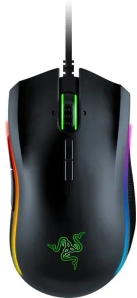 Razer Mamba Elite - Gamingmus - Laser - 9 knappar - Svart med RGB-belysning